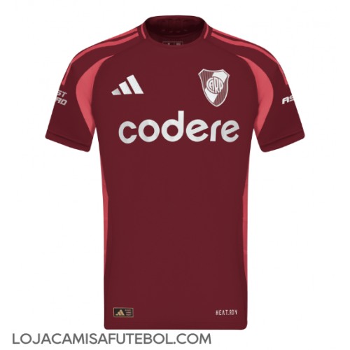 Camisa de Futebol River Plate Equipamento Secundário 2024-25 Manga Curta